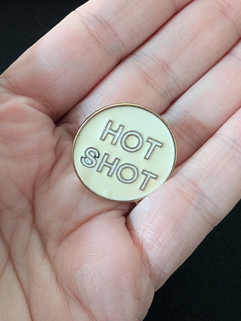 “Hot Shot” Enamel Pin